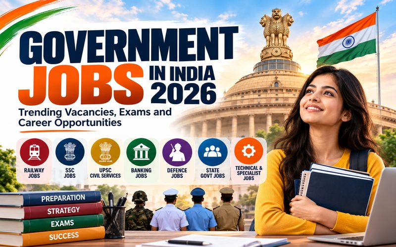 Government Jobs in India 2026: Trending Vacancies, Exams and Career Opportunities