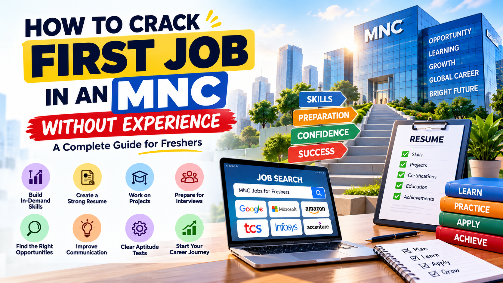 How to Get Your First Job in an MNC Without Experience: A Complete Guide for Freshers
